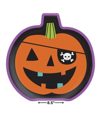 Amscan Spookylicious Halloween Shaped Paper Plates