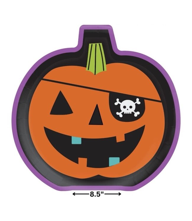 Amscan Amscan Spookylicious Halloween Shaped Paper Plates