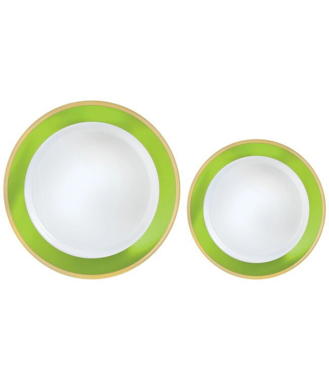 Multipack, Hot Stamped Plastic Border Plates - Kiwi