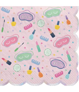 Amscan Spa Party Luncheon Napkins