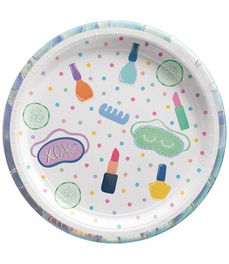 Amscan Spa Party 7" Plates