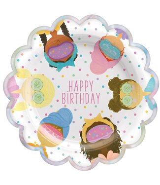 Amscan Spa Party 9" Plates