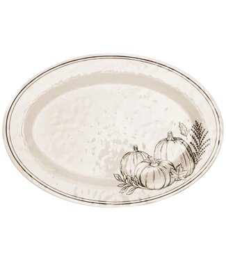 Amscan Thanksgiving Textured Oval Platter