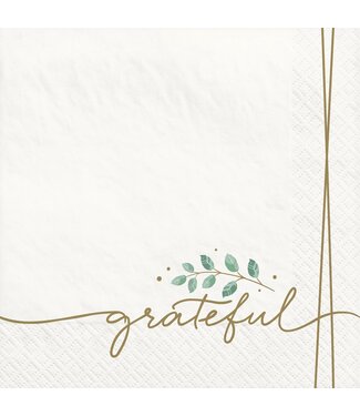 Amscan Simply Thankful Luncheon Napkins