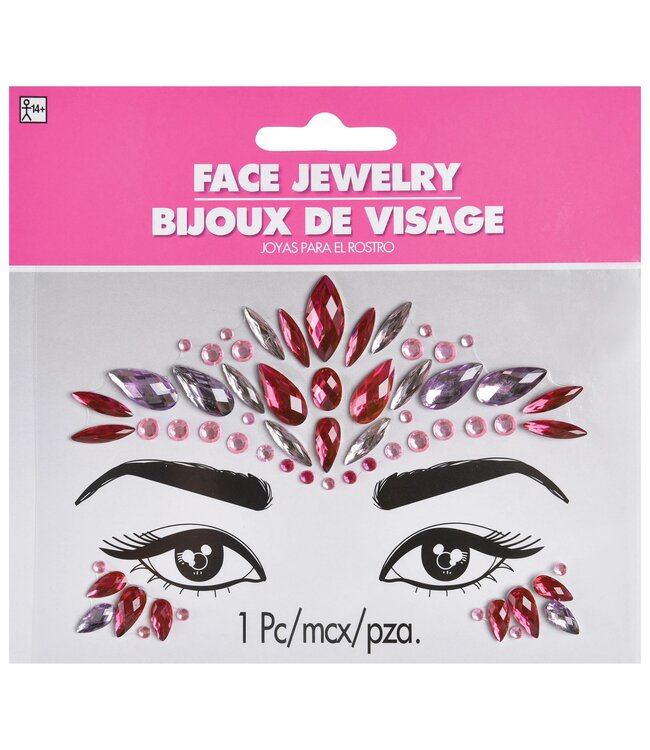 Face Jewels Pink