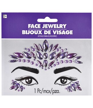 Face Jewels Purple