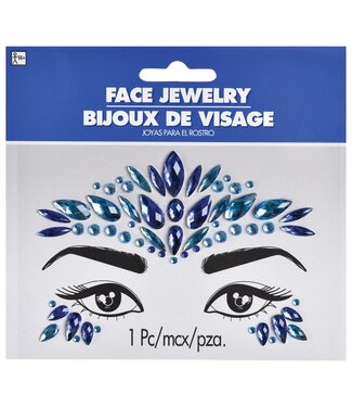 Face Jewels Blue