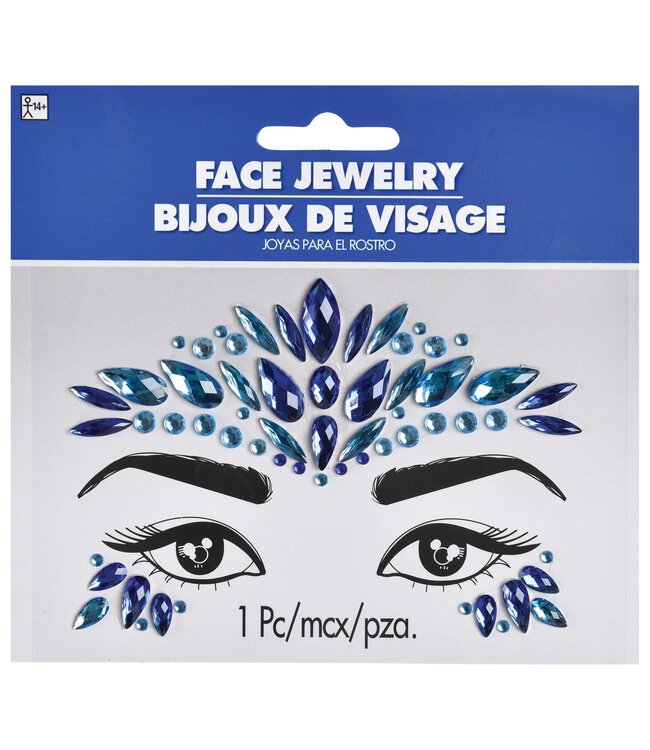 Face Jewels Blue