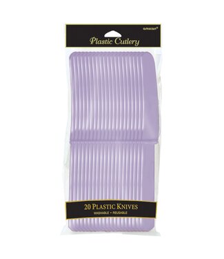 Plastic Knives, Mid Ct. - Lavender