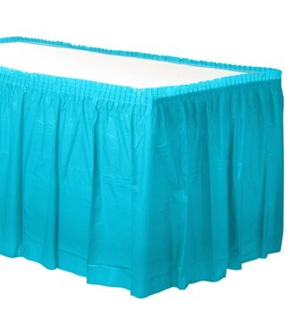 21' x 29" Plastic Table Skirt - Caribbean