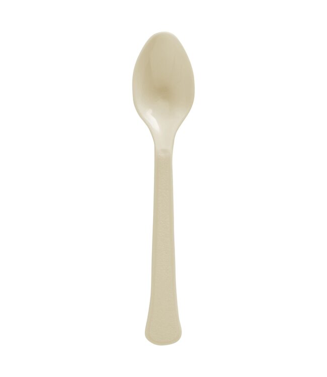 Boxed, Heavy Weight Spoons, Mid Ct. - Vanilla Creme