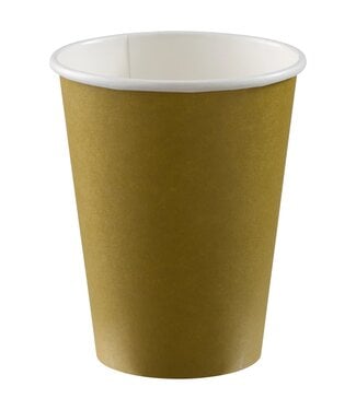 12 oz. Paper Cups, High Ct. - Gold
