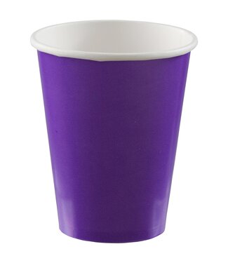 12 oz. Paper Cups, High Ct. - New Purple