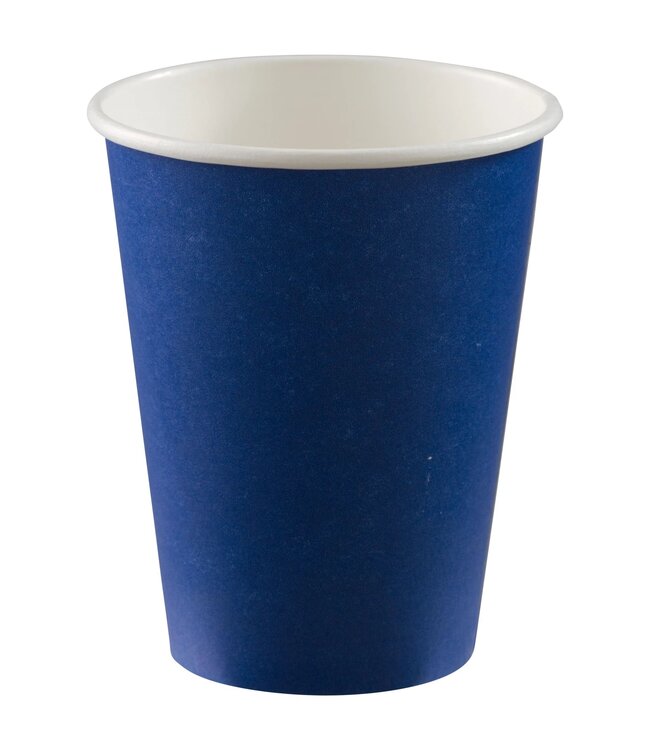 12 oz. Paper Cups, High Ct. - Bright Royal Blue