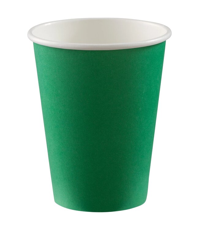12 oz. Paper Cups, High Ct. - Festive Green