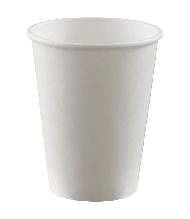12 oz. Paper Cups, High Ct. - Frosty White