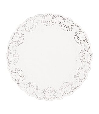 White Round Doilies, 12" 12ct