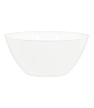Recyclable, 5 qt. Plastic Bowl - White