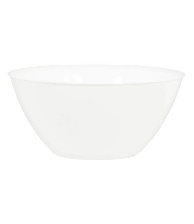Recyclable, 5 qt. Plastic Bowl - White