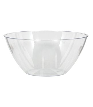 Recyclable, 5 qt. Plastic Bowl - Clear