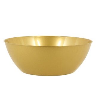 Recyclable, 10 qt. Plastic Bowl - Gold
