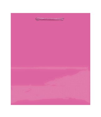 Solid Glossy Bright Pink Extra Large Bag