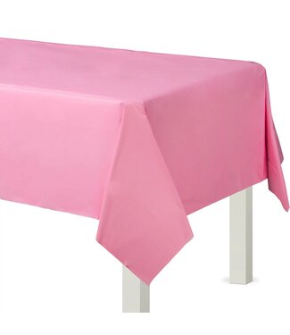 54" x 108" Flannel Backed Table Cover - New Pink