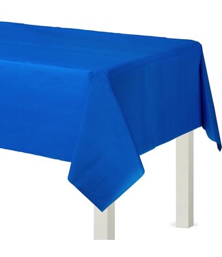 54" x 108" Flannel Backed Table Cover - Bright Royal Blue