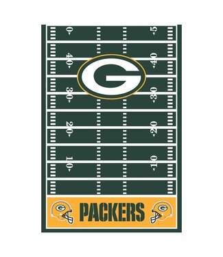 Amscan Green Bay Packers Plastic Table Cover