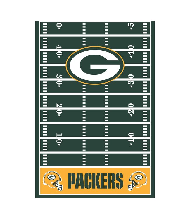 Amscan Green Bay Packers Plastic Table Cover