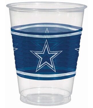 Amscan Dallas Cowboys Plastic Cups
