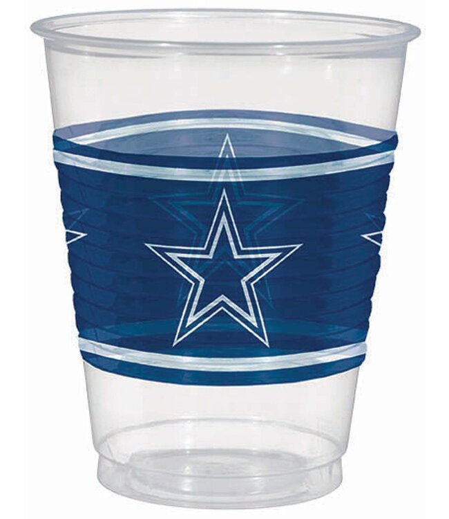 Amscan Dallas Cowboys Plastic Cups