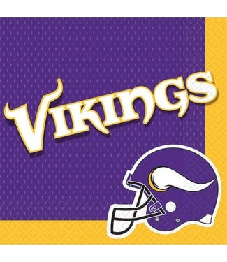 Minnesota Vikings Lunch Napkins - 16 Count