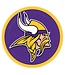 Minnesota Vikings 9in Plates - 8 Count