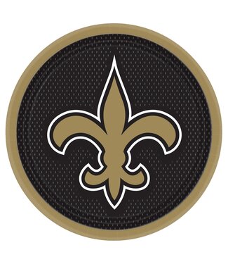New Orleans Saints 9" Round Plates