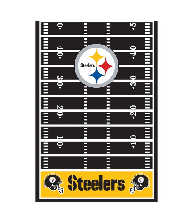 Amscan Pittsburgh Steelers Plastic Table Cover