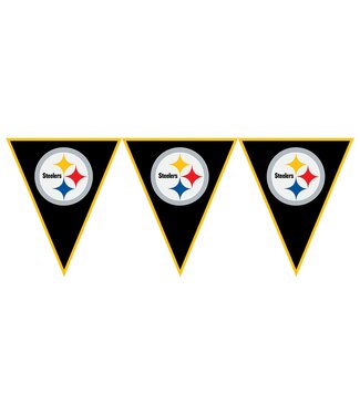 Amscan Pittsburgh Steelers Pennant Banner