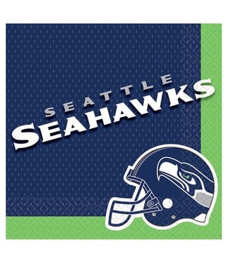 Amscan Seattle Seahawks Lunch Napkins - 16 Count
