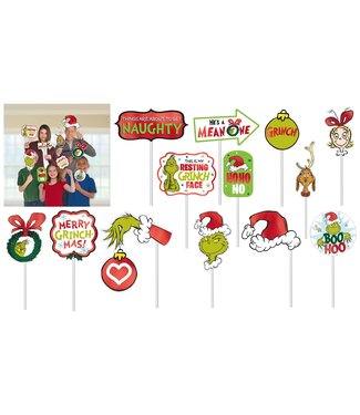 Amscan Traditional Grinch Photo Prop Kit