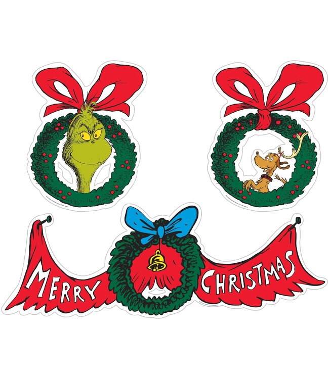 Amscan Grinch Hanging Decoration And Yard Signs