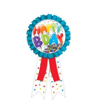 RIBBON BIRTHDAY BALLOONS