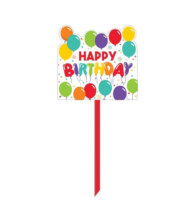 YARD SIGN HAPPY BIRTHDAY