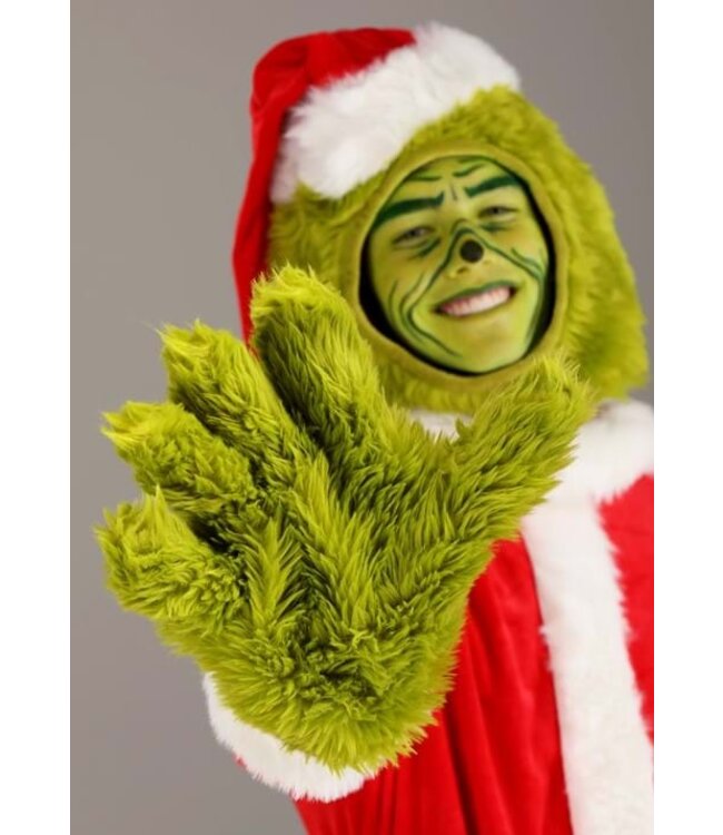 ELOPE Adult The Grinch Santa Open Face Costume