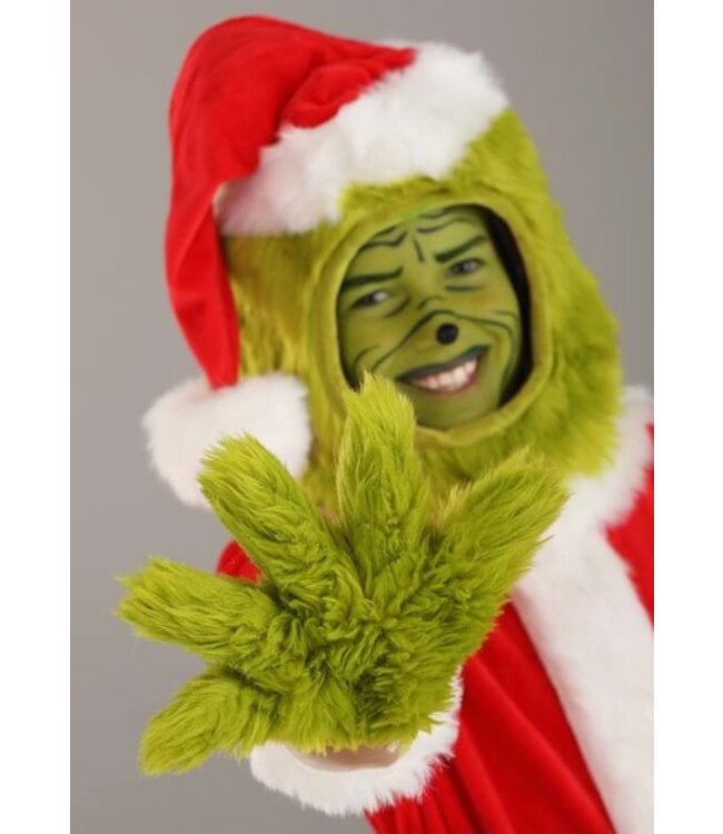 ELOPE The Grinch Kid's Santa Open Face Costume