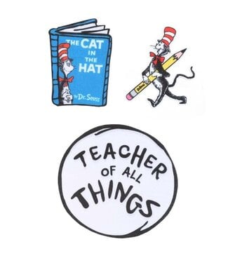 ELOPE Teacher of All Things Cat in the Hat Patch Set