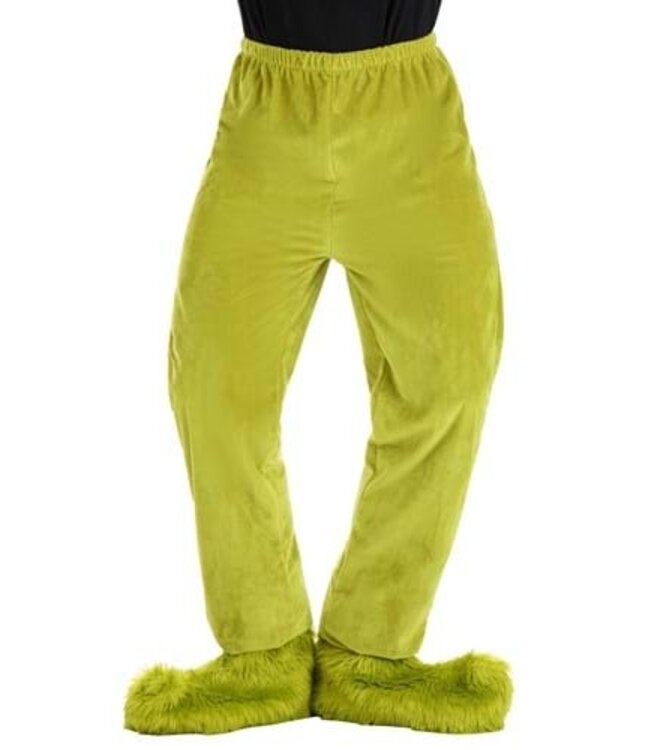 ELOPE Dr. Seuss Grinch Velboa Pants for Adults