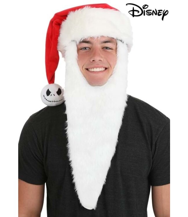 ELOPE Nightmare Before Christmas Jack Skellington Adult Santa Hat