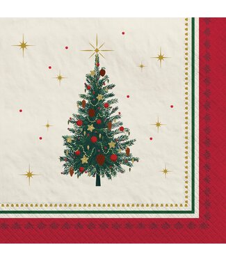 Amscan Elegant Evergreen Dinner Napkins