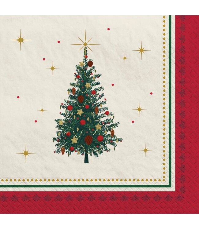 Amscan Elegant Evergreen Dinner Napkins