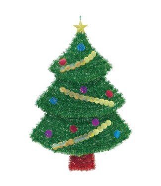 Amscan Tinsel Deluxe Tree Decoration